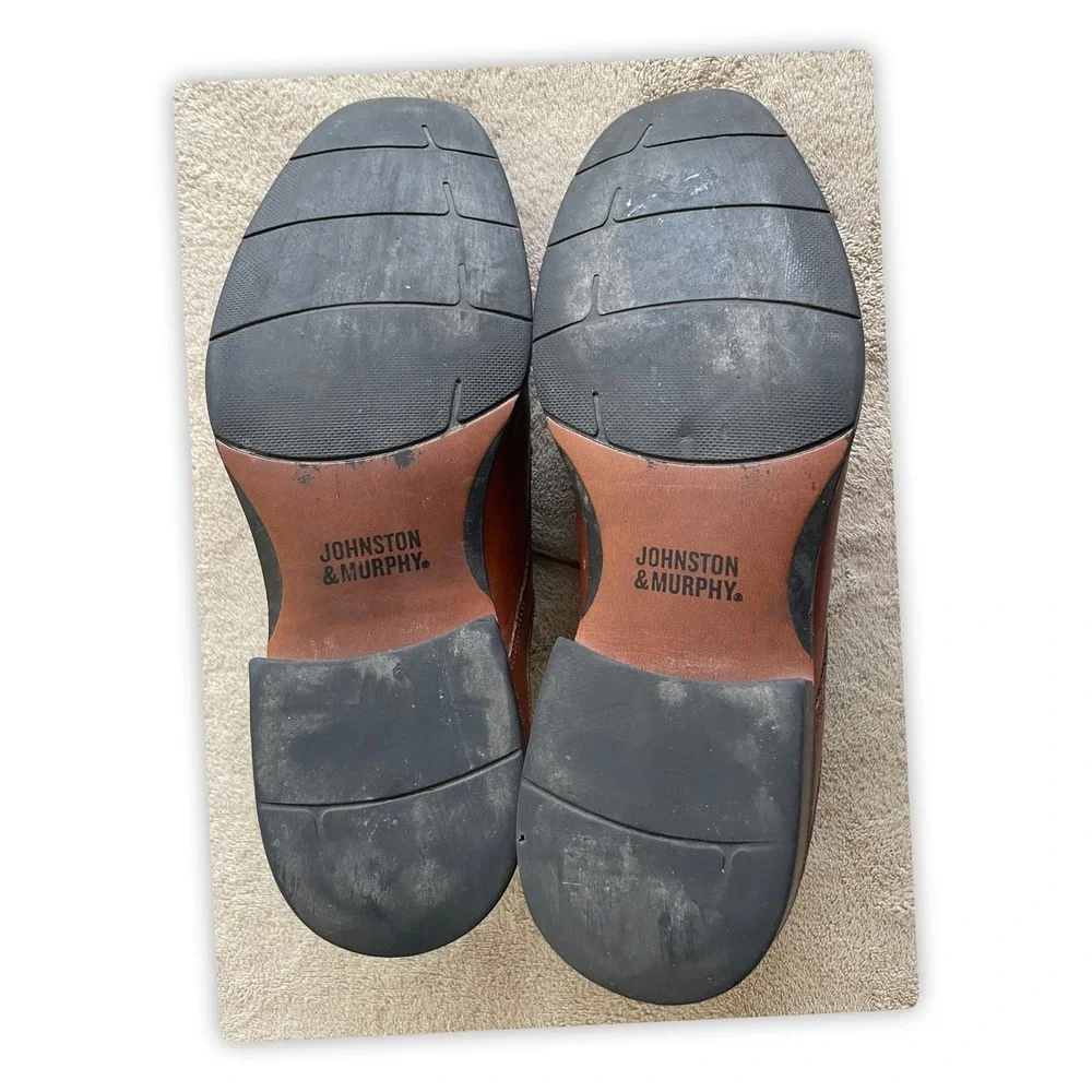 Johnston &‎ Murphy Sheepskin Oxford Men's Shoes 8 1/2M, 20-1276